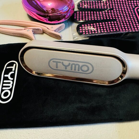 TYMO Ring Pink Hair Straightener Brush, Hair Straightening Iron with accessories - Picture 11 of 12